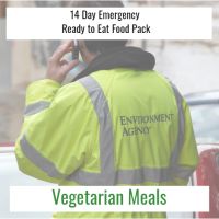 14 Day Ready to Eat  Emergency Food Pack Vegetarian